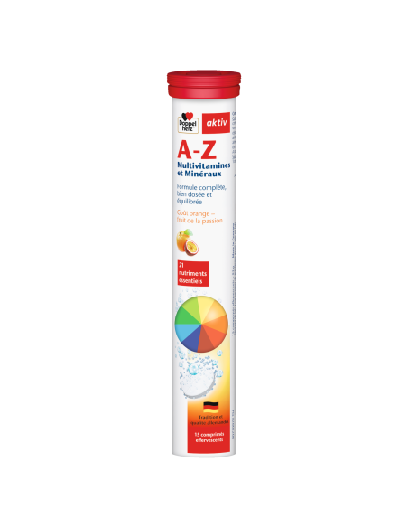 Doppelherz Aktiv A-Z – 15 comprimés effervescents | cosmetique.tn