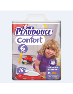 Libero Peaudouce Confort Couches T6 plus de 16 kg – 16 unités