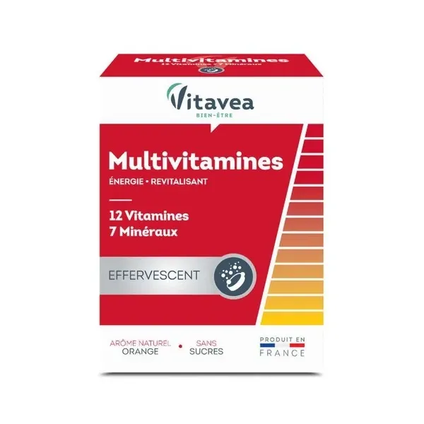 Multivitamines 12 vitamines + 7 oligo-éléments 24 comprimes - Vitavea