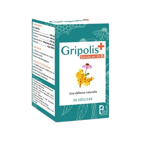 Gripolis plus 20 gélules - Biohealth
