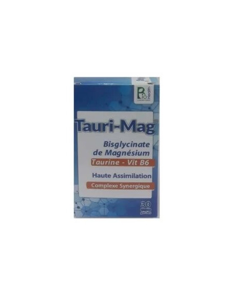 Biohealth Tauri-Mag Magnésium, Taurine et Vitamine B6 30 gélules