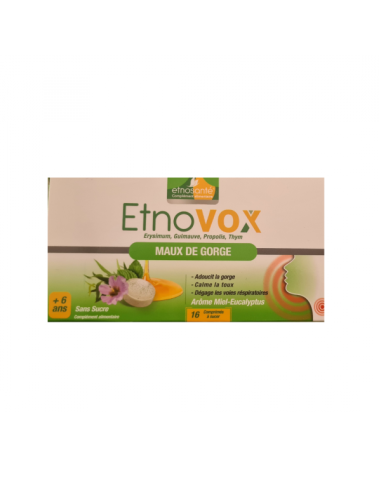 Etnovox  16 comprimé - Etnosanté