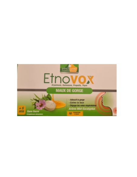 Etnovox  16 comprimé - Etnosanté