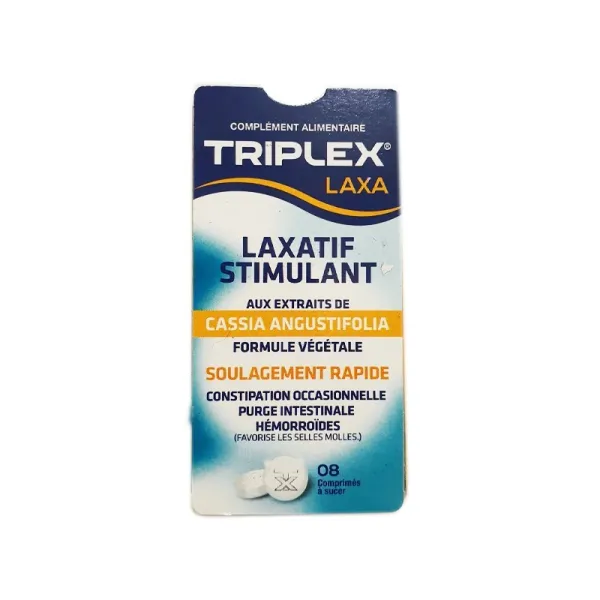 Laxatif stimulant triplex 8 comprimes - L'envol pharma