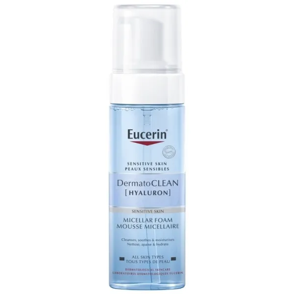 DermatoCLEAN [HYALURON] mousse micellaire 150ml - Eucerin