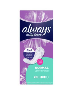 Always Daily Liners Comfort Protect Fresh Normal – 20 pièces