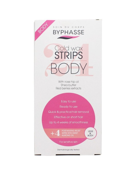Byphasse Cire froide maillot et aisselles 24 bandes
