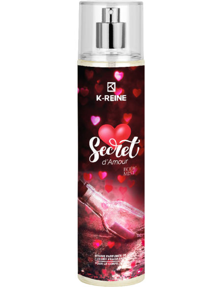 Brume cheveux et corps Secret d’Amour K-Reine Luxury – 230 ml