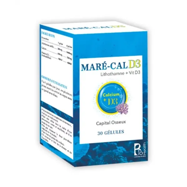 Mare-Cal D3 30 gélules - Biohealth