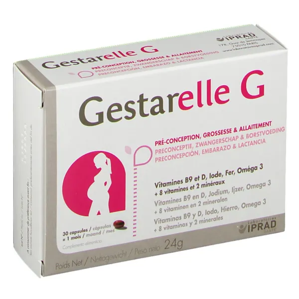 Gestarelle G grossesse 30 capsules - Iprad