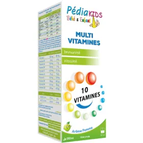 Pédiakids multi vitamines pomme 150ml - Vital
