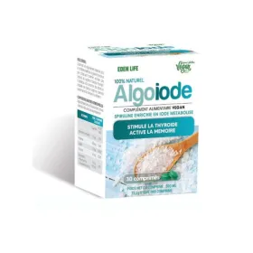 Algoiode 30 comprimes - Eden life