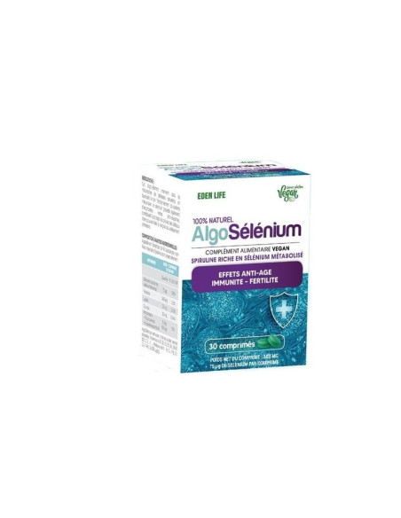 Algo sélénium 30 comprimes - Eden life