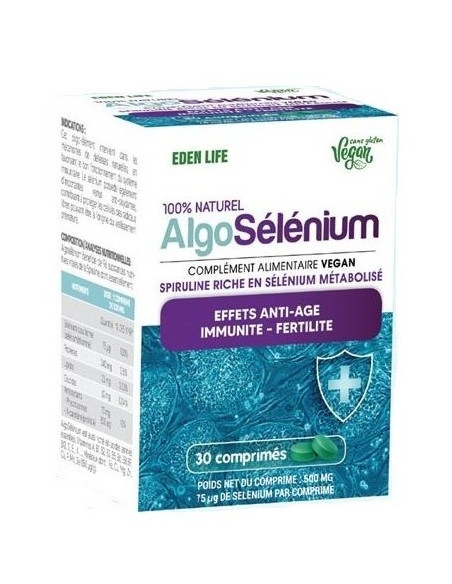 Eden Life AlgoSélénium — 30 comprimés