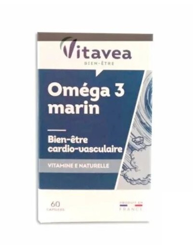 Oméga-3 marins 60 capsules – Vitavea