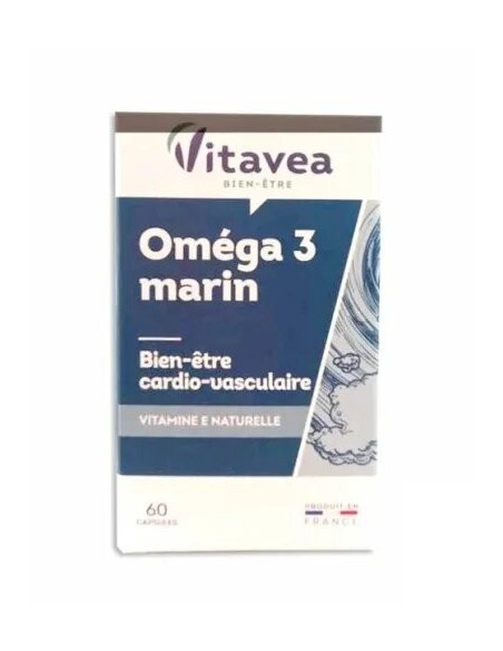 Oméga-3 marins 60 capsules – Vitavea