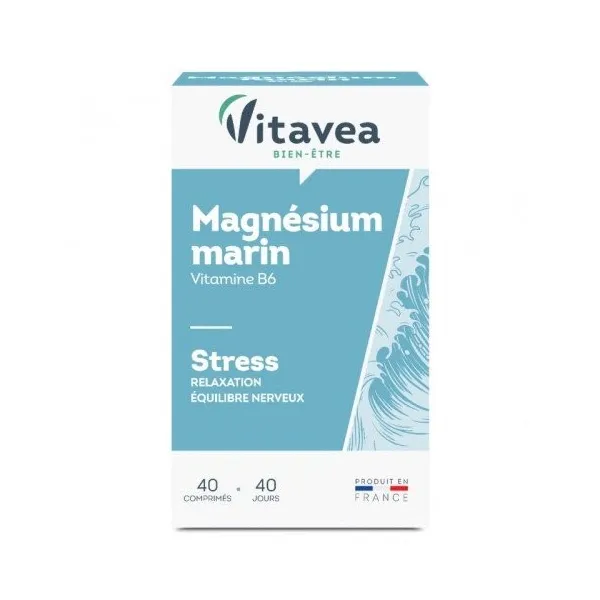 Magnésium marin 40 comprimes - Vitavea