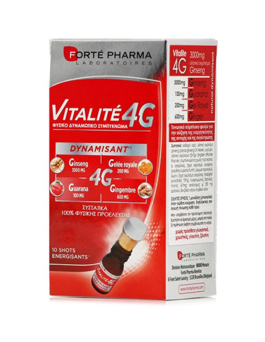 Forté Pharma Vitalité 4G Dynamisant – 10 doses buvables