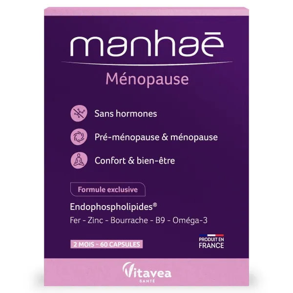 Manhaé ménopause 30 gélules - Vitavea