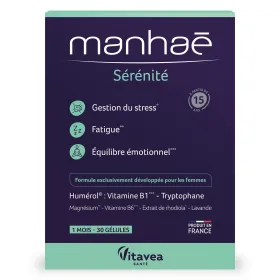 Manhaé sérénité 30 gélules - Vitavea