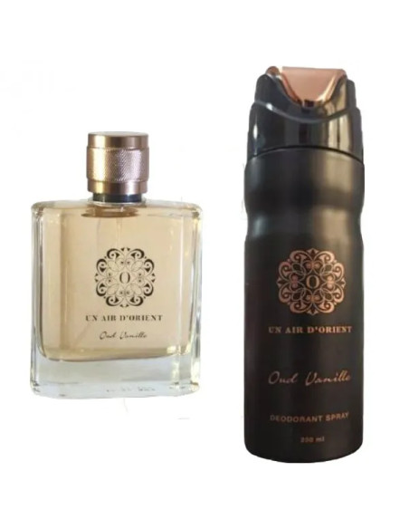 Coffret oud vanille eau de parfum 100ml + déodorant spray 200ml - un a