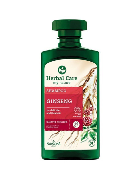 Farmona shampoing ginseng cheveux fins 330 ml | cosmetique.tn