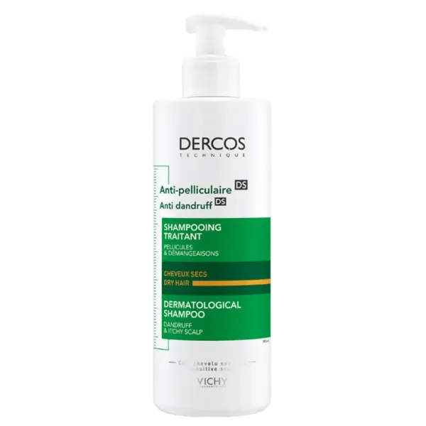 Vichy Dercos shampooing antipelliculaire cheveux secs 390ml