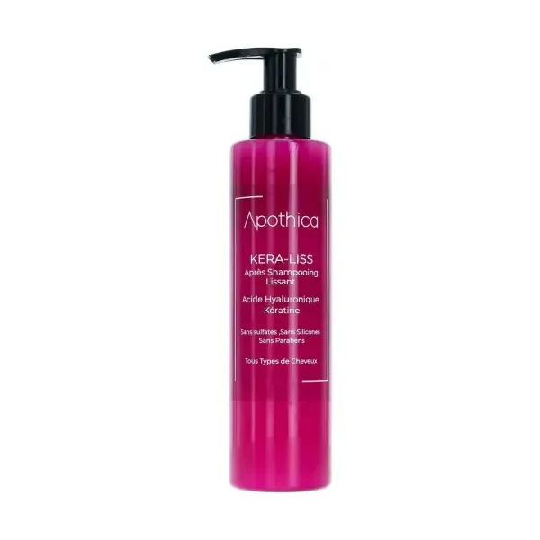 Apothica après-shampooing lissant kera-liss 200ml