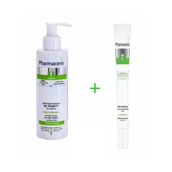 Pharmaceris t coffret retinol crème de nuit + gel nettoyant (offert)
