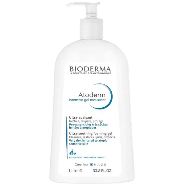 Bioderma atoderm gel moussant intensif 1 litre