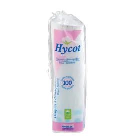 Hycot disques à démaquiller 100 pièces