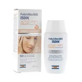 Isdin écran solaire active unify fusion fluide teintée spf50+ 50ml