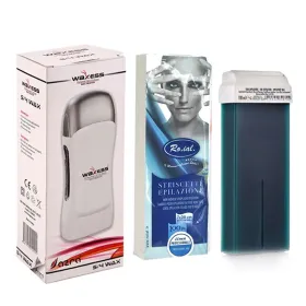 Waxess - Kit épilation 1 Appareil Cire +1 Cartouche azulène +100 bandes