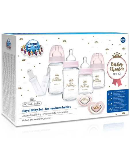 Canpol babies kit de naissance rose