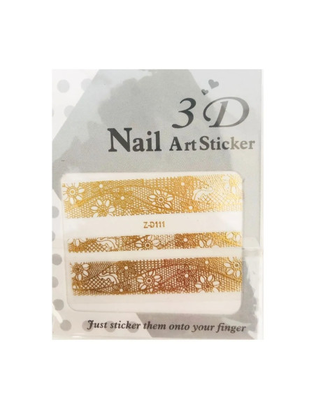 Stickers nail dentelle Z-D111