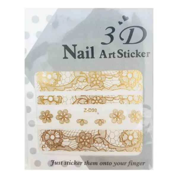 Stickers nail dentelle Z-D90