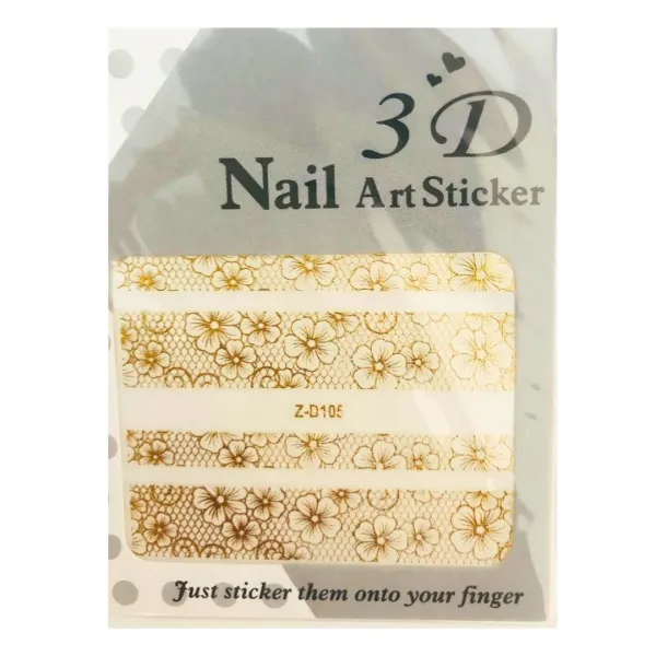 Stickers nail dentelle Z-D105