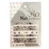 Stickers nail dentelle noir Z-D102