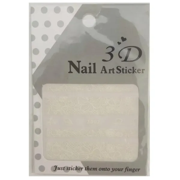 Stickers nail dentelle Z-D102