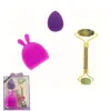 Coffret brosse nettoyante & éponge & rouleau de massage violet - Noor Alazawi