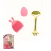 Coffret brosse nettoyante & éponge & rouleau de massage rose clair - Noor Alazawi