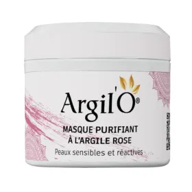 Argil’O - masque argile rose 99% naturel 130gr