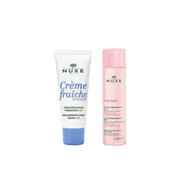 Nuxe crème repulpante hydratante 48h + eau micellaire 3-en-1