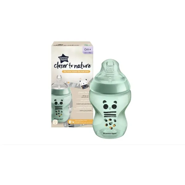 Tommee tippee close to nature biberon chouette 0m+ 260ml