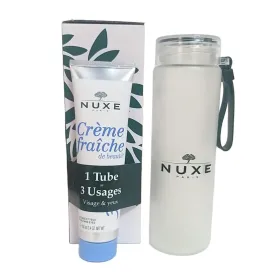 Nuxe crème fraiche 3en1 100ml + gourde en verre