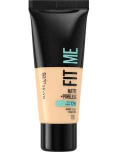 Fit me fond de teint matte 118 nude peau normales, mixtes et grasses 3