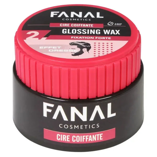 Fanal cire coiffante glossing wax fixation forte effet dressé 100g