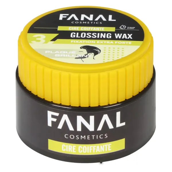 Fanal cire coiffante glossing wax fixation extra forte effet brillant 100g
