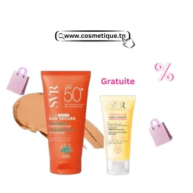 SVR Sun secure blur teinte spf50+ & Huile Lavante Micellaire 55 ml gratuit