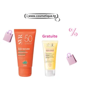 SVR Sun secure blur spf50 crème mousse 50ml & Huile Lavante Micellaire 55 ml